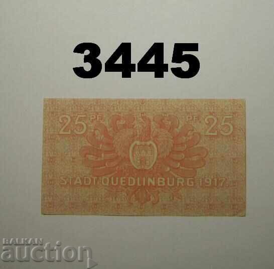 Quedlinburg 25 pfennig 1917 Γερμανία με τιμή € 1.00 | 1.96 BGN