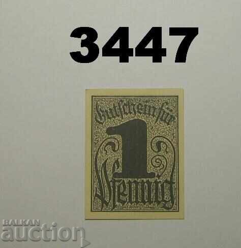 Regensburg 1 pfennig 1920 Γερμανία