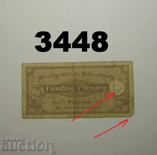 Schramberg 50 pfennig 1917 Germania