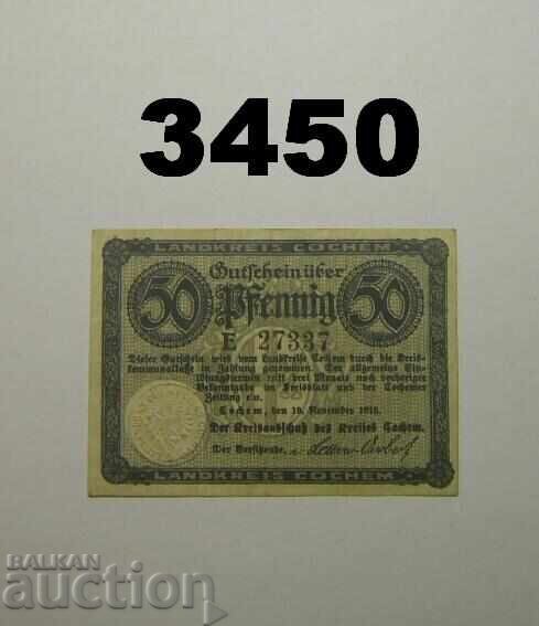 Cochem 50 pfennig 1918 Γερμανία