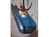 Tin toy starship Intercosmos spaceship
