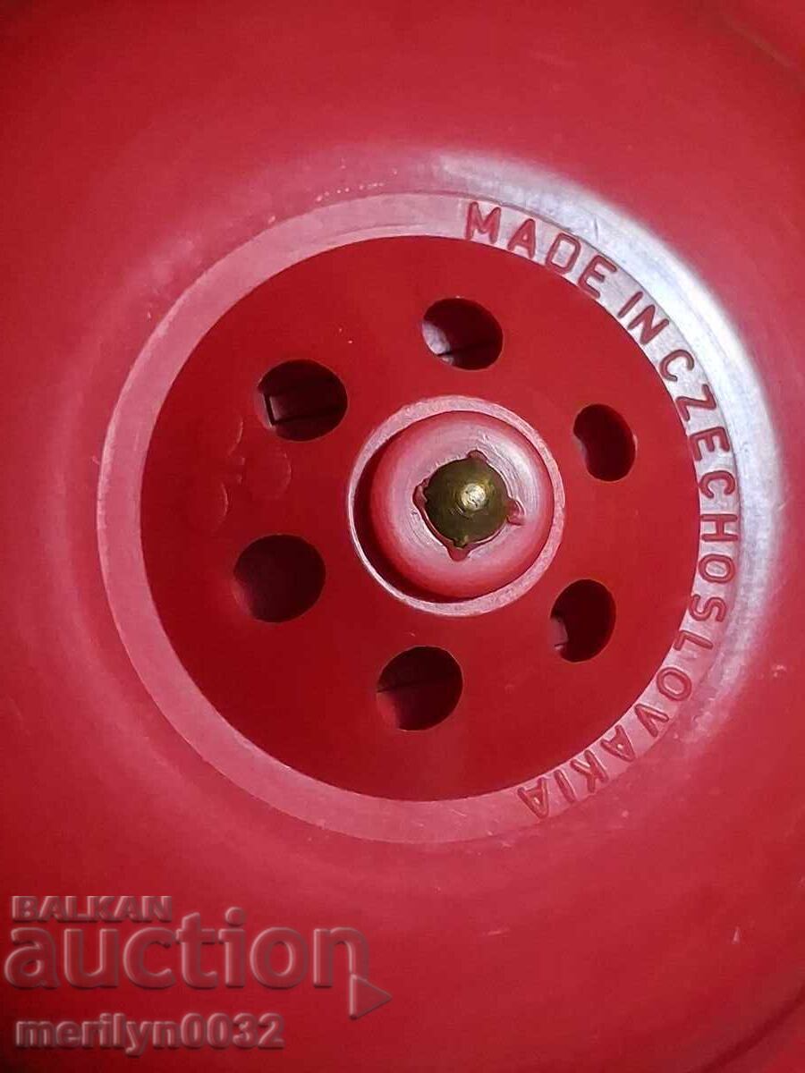 Детска ламаринена играчка пумпал в кутия Чехословакия - 5