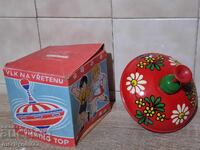 Детска ламаринена играчка пумпал в кутия Чехословакия