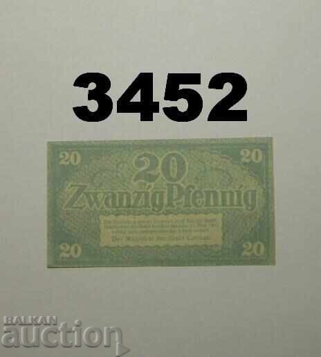 Cottbus 20 pfennig bis 1921 Германия с цена € 1.00 | 1.96 лв.