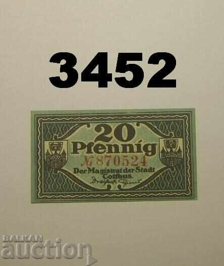 Cottbus 20 pfennig bis 1921 Германия