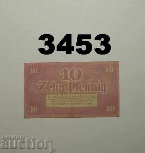 Cottbus 10 πφένιγκ έως το 1921 Γερμανία με τιμή € 0.50 | 0.98 BGN