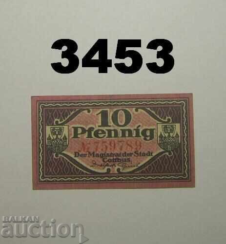 Cottbus 10 πφένιγκ έως το 1921 Γερμανία