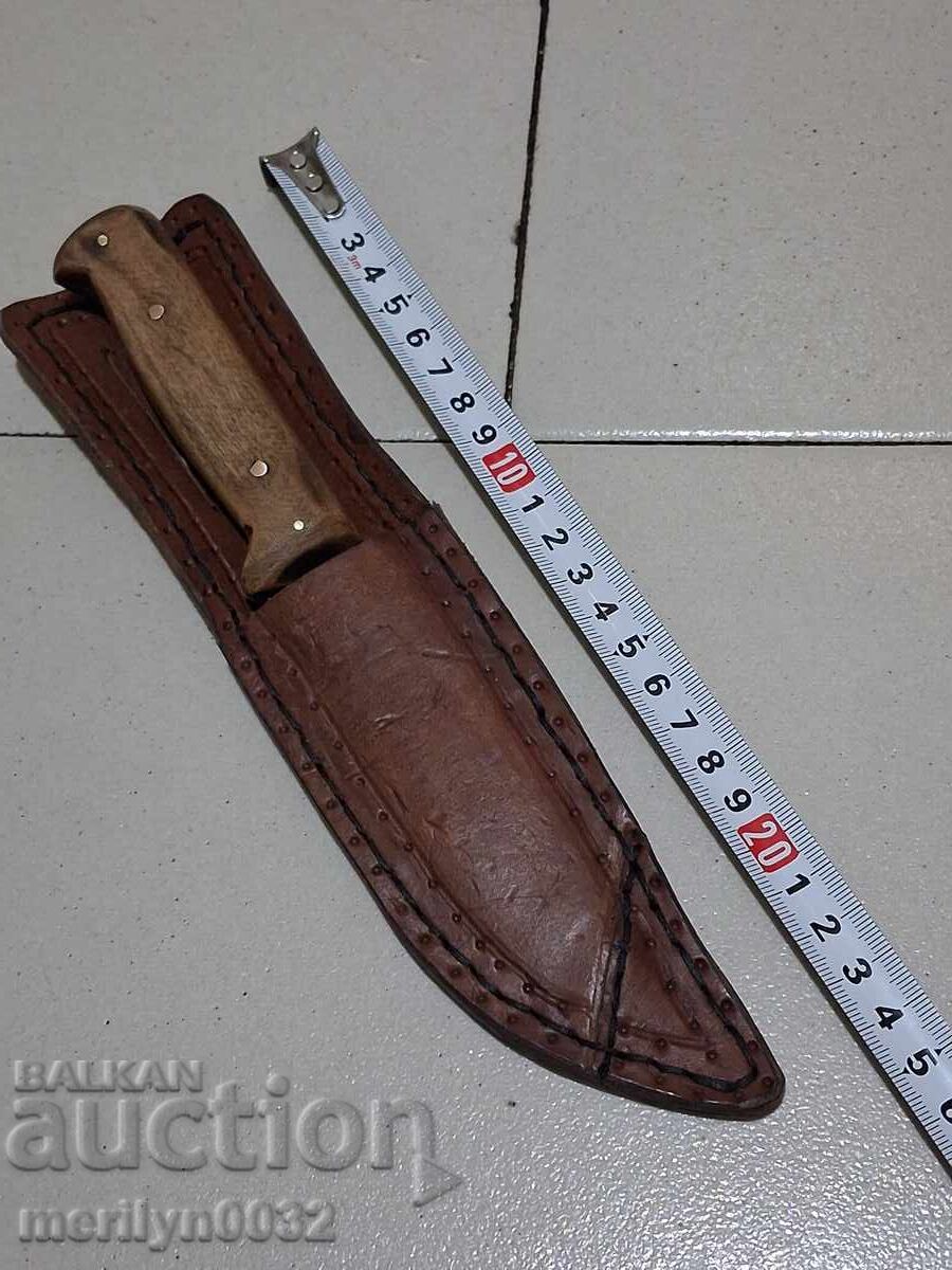 Παράδοση Τουριστικό μαχαίρι με θήκη για λεπτά μεζεδάκια