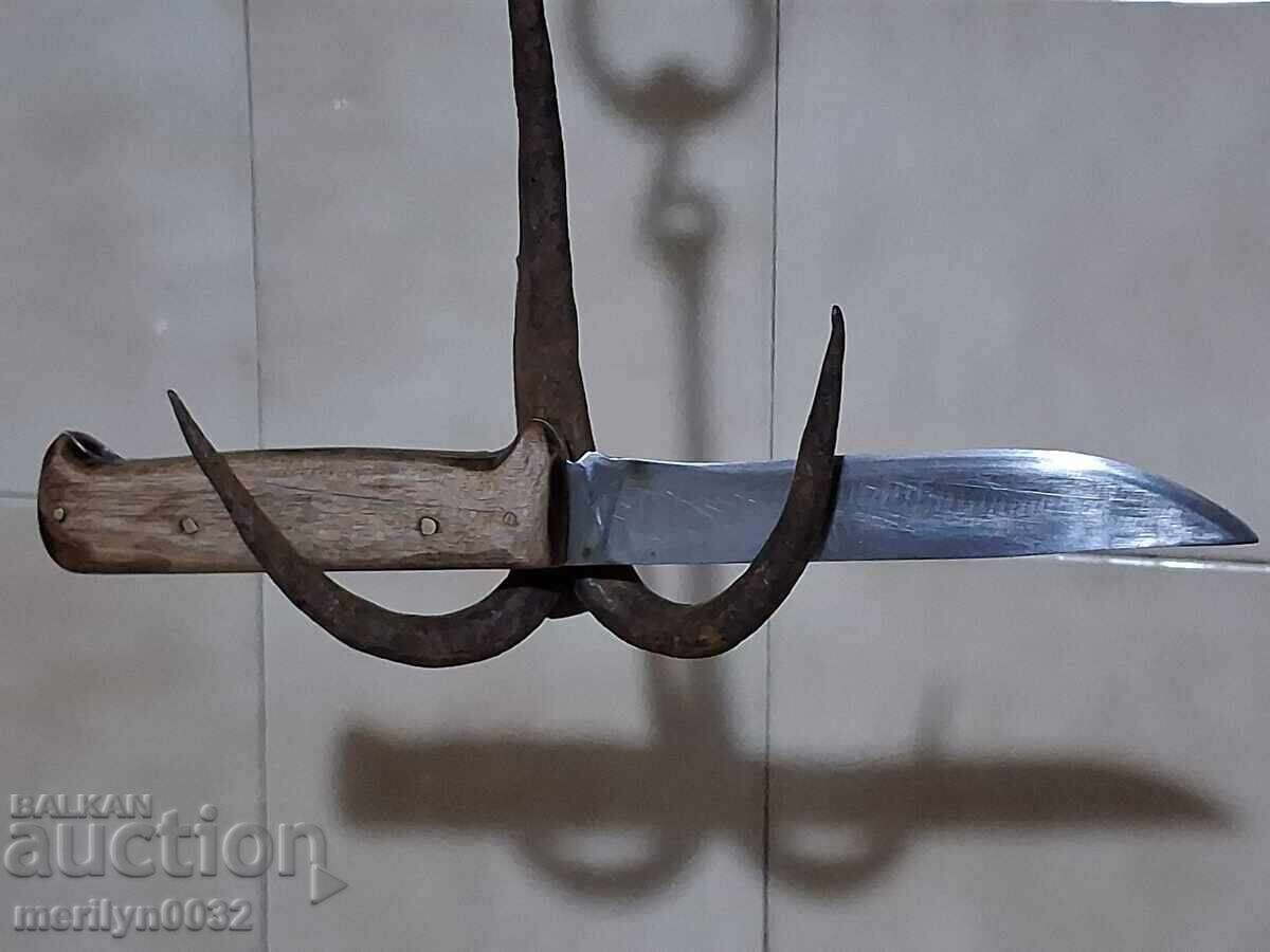 Τουριστικό μαχαίρι με θήκη για λεπτά μεζεδάκια - 5