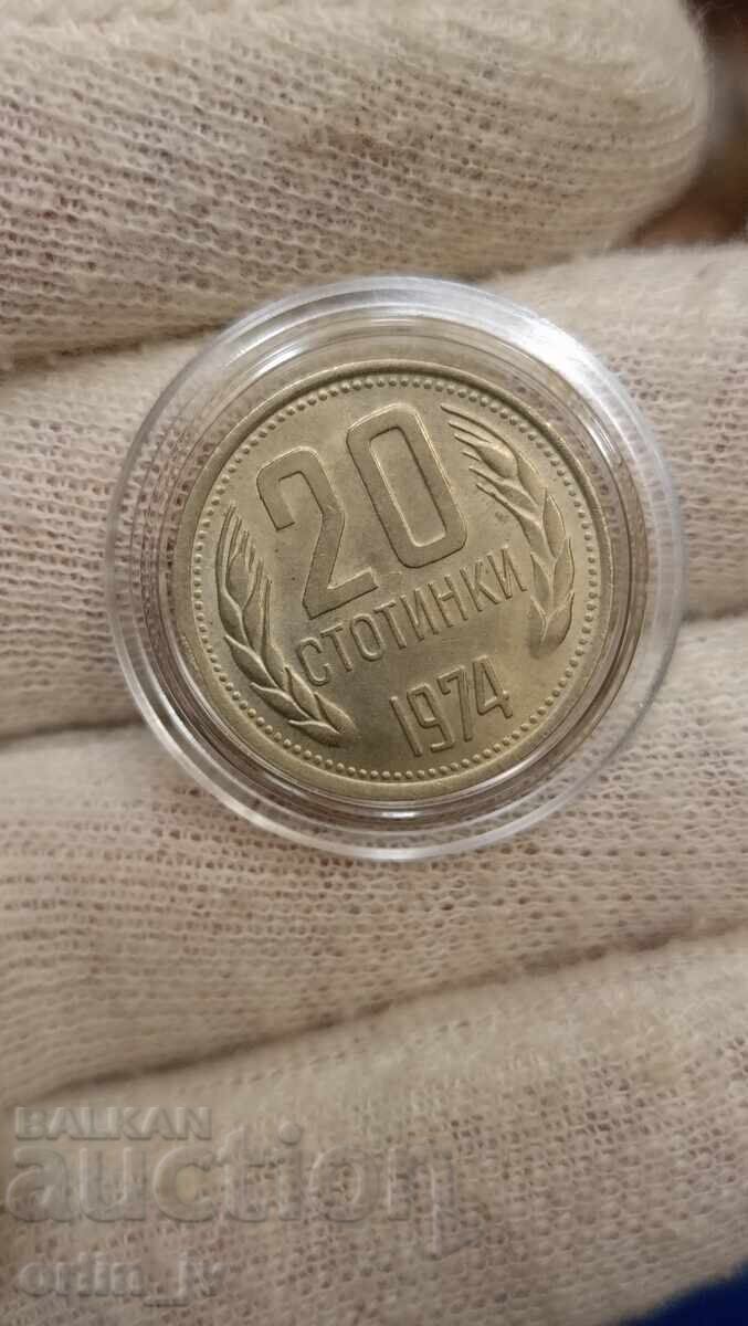 20 de cenți 1974