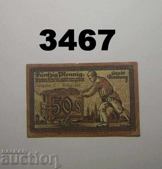 Freiberg 50 pfennig până în 1918 Germania cu preț € 0.50 | 0.98 BGN