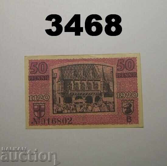 Freiburg i. Br. 50 pfennig 1920 Germania cu preț € 0.50 | 0.98 BGN