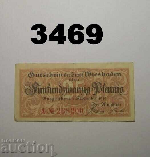 Βίζμπαντεν 25 πφένιγκ 1919 Γερμανία