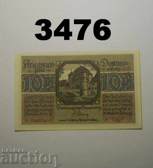 Invalid! Donauwörth 10 pfennig 1918 Germany