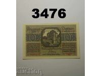 "Ungültig!" Donauwörth 10 pfennig 1918 Германия
