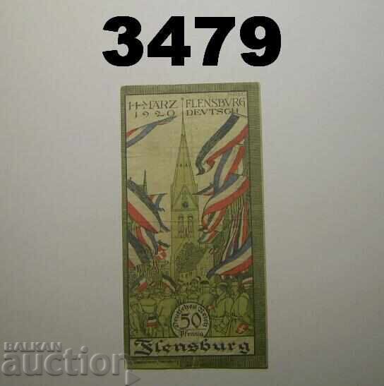 Flensburg 50 pfennig 1921 Германия