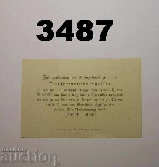 Egelsee 10 heller 1920 Austria cu preț € 1.30 | 2.54 BGN