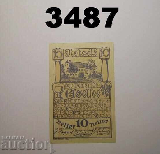 Egelsee 10 heller 1920 Austria