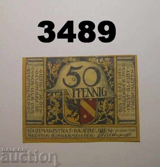 Kaufbeuren 50 πφένιχ 1918 Γερμανία