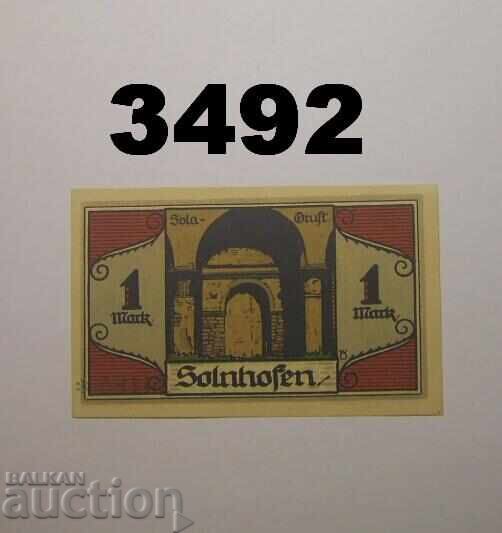 Solnhofen 1 mark 1921 Германия с цена € 1.50 | 2.93 лв.