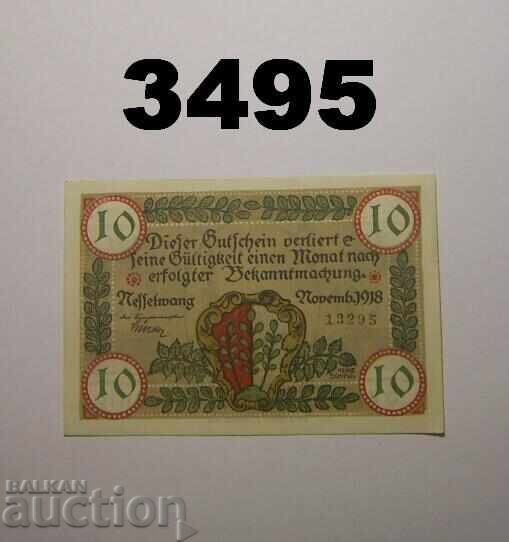 Nesselwang 10 pfennig 1918 Germania