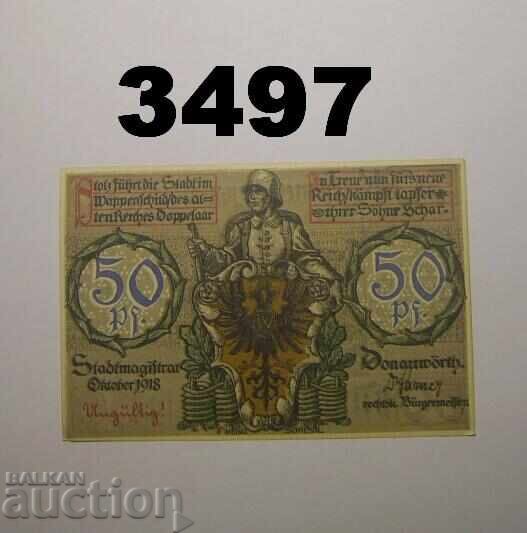 Invalid! Donauwörth 50 pfennig 1918 Germany with price € 15.00 | 29.34 BGN