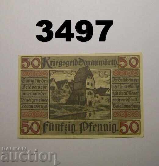 Invalid! Donauwörth 50 pfennig 1918 Germany