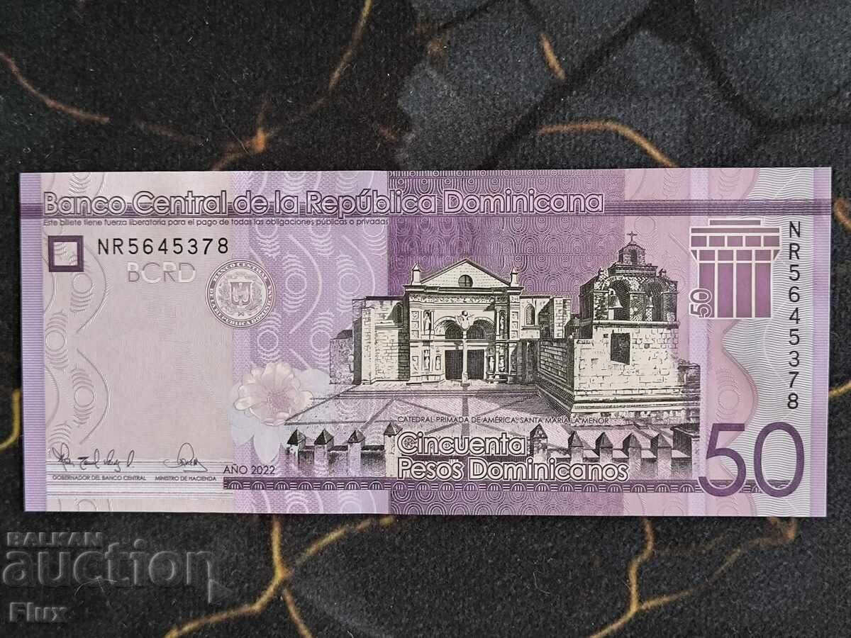Bancnotă - Republica Dominicană - 50 pesos UNC | 2023