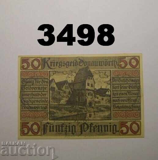 Invalid! Donauwörth 50 pfennig 1918 Germany with price € 15.00 | 29.34 BGN