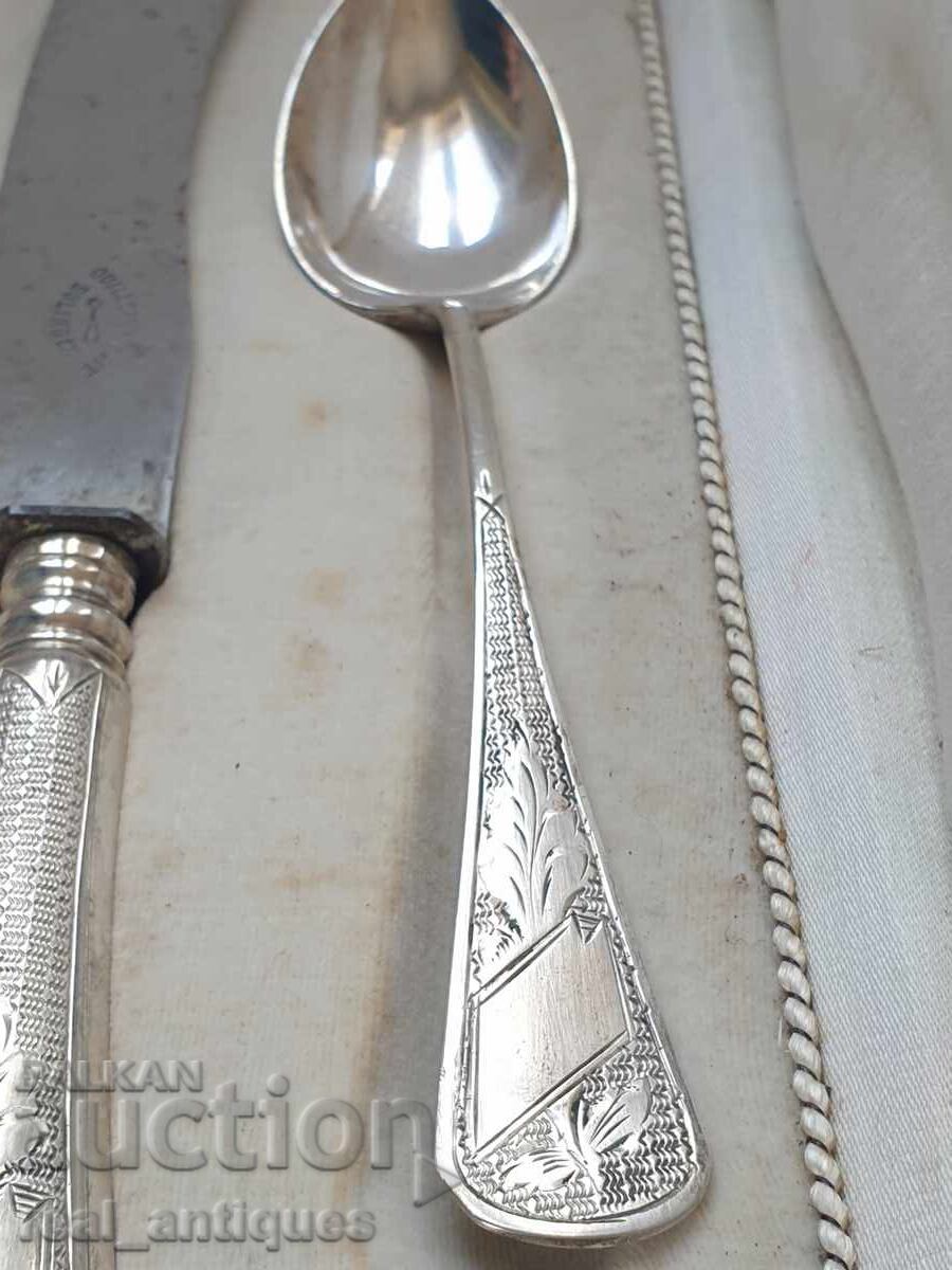 Комплект посребрени прибори - 5