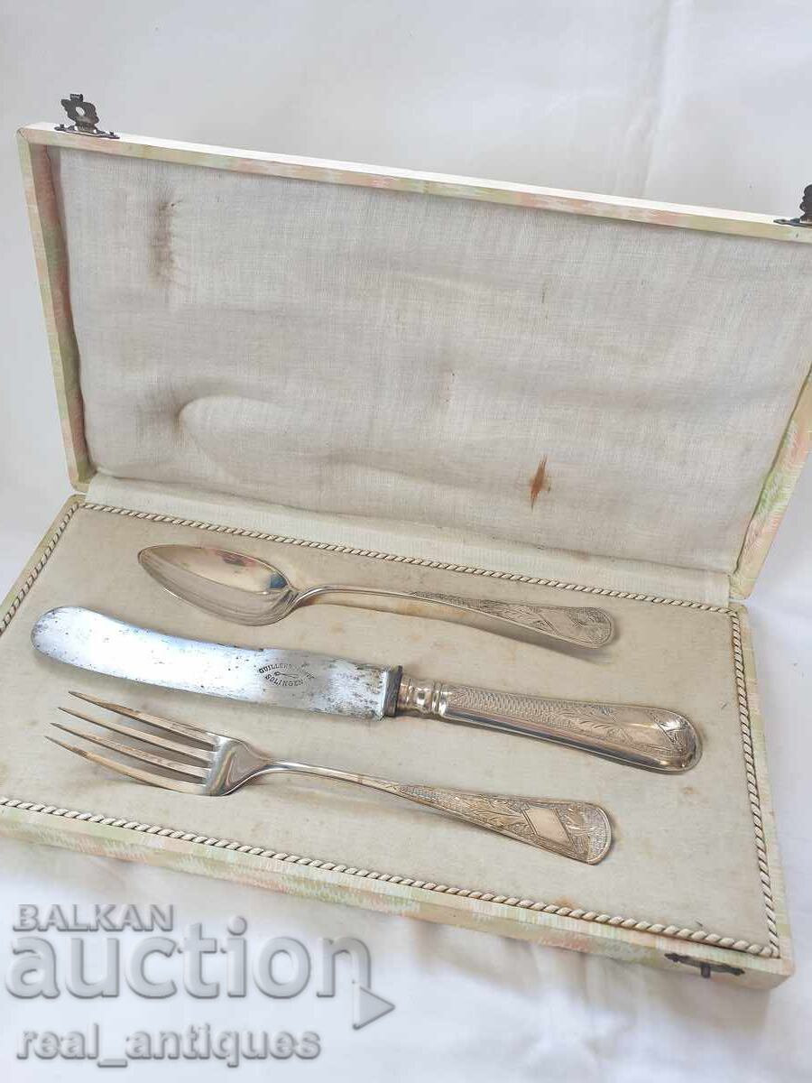 Комплект посребрени прибори