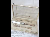 Комплект посребрени прибори