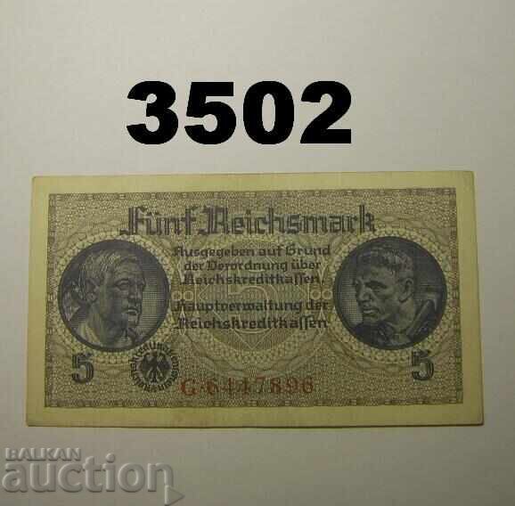 Германия 5 марки 1939 (WWII 1939-44)