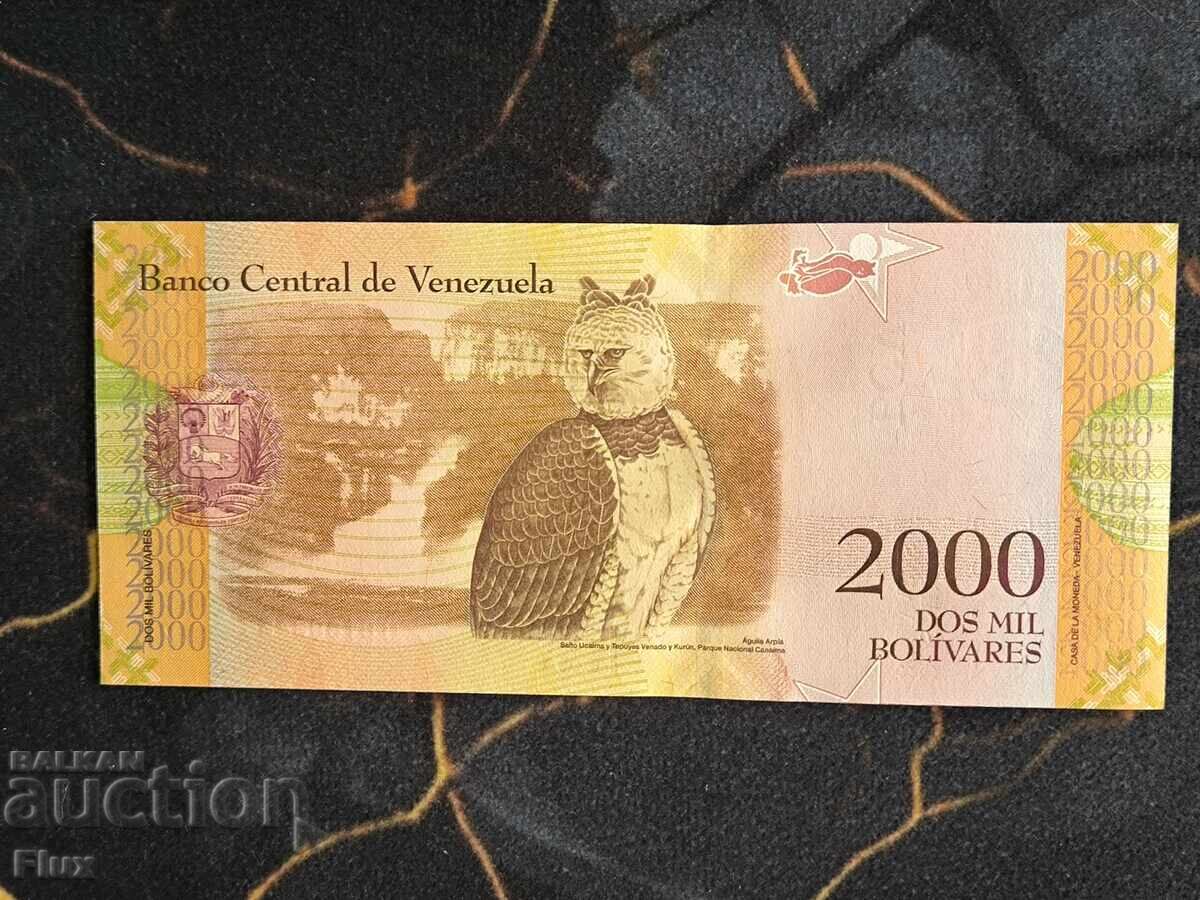 Τραπεζογραμμάτιο - Βενεζουέλα - 2000 μπολίβαρ UNC | 2016 με τιμή € 2.25 | 4.40 BGN