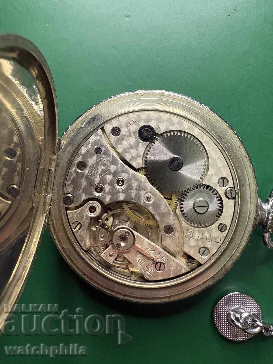 Σπάνιο ελβετικό ρολόι τσέπης Georg Pfortnet Eger. Λειτουργεί - 5