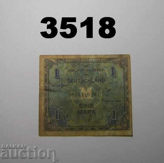 Γερμανία 1 μάρκο 1944 Β' Παγκόσμιος Πόλεμος