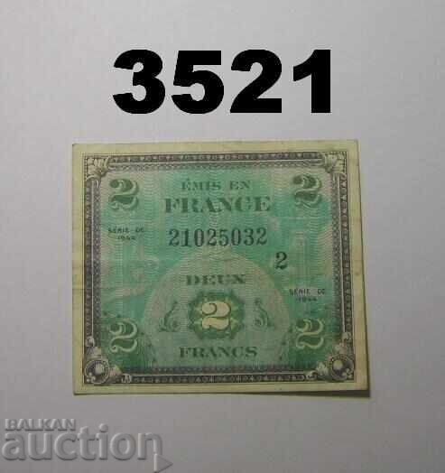 Франция 2 франка 1944 WWII
