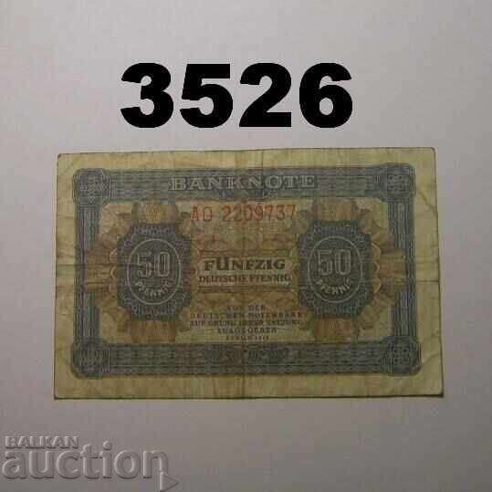 Germania RDG 50 pfennigi 1948
