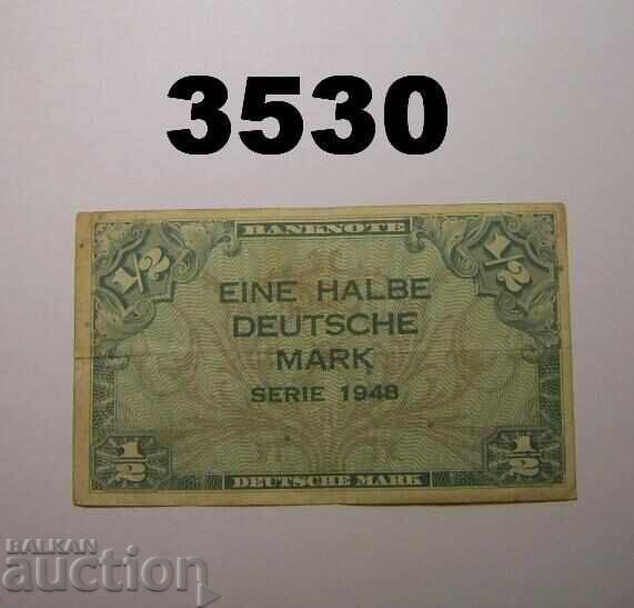 Германия BDL 1/2 марка 1948