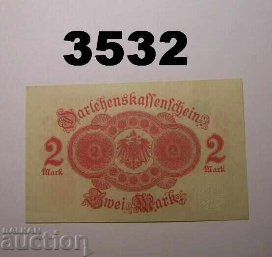 Γερμανία 2 μάρκα 1914 κομμένα με τιμή € 0.50 | 0.98 BGN