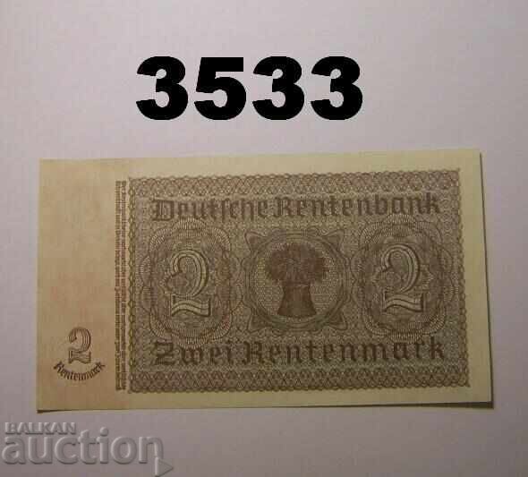 Germania 2 Renten Marks 1937 cu preț € 1.50 | 2.93 BGN