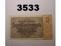 Germany 2 Renten Marks 1937