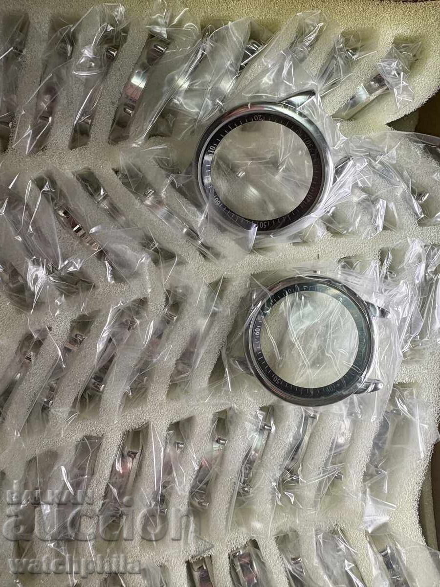 Ατσάλινες κάσες για ανδρικά ρολόγια, ολοκαίνουργιες, 50 τμχ - 6