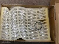 Ατσάλινες κάσες για ανδρικά ρολόγια, ολοκαίνουργιες, 50 τμχ