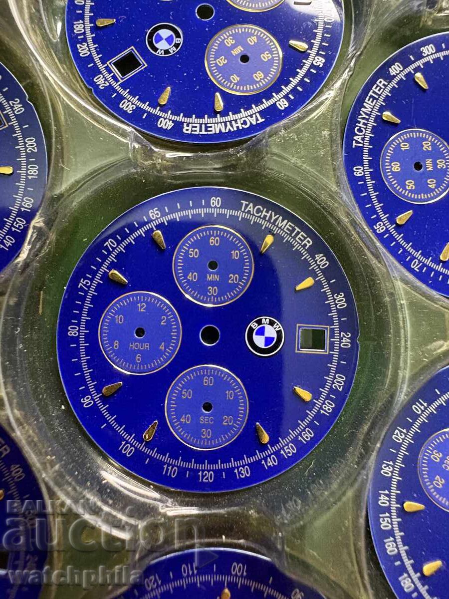 Δημοπρασία Καντράν χρονογράφου BMW για ανδρικά ρολόγια, καινούργια, 48 τεμ