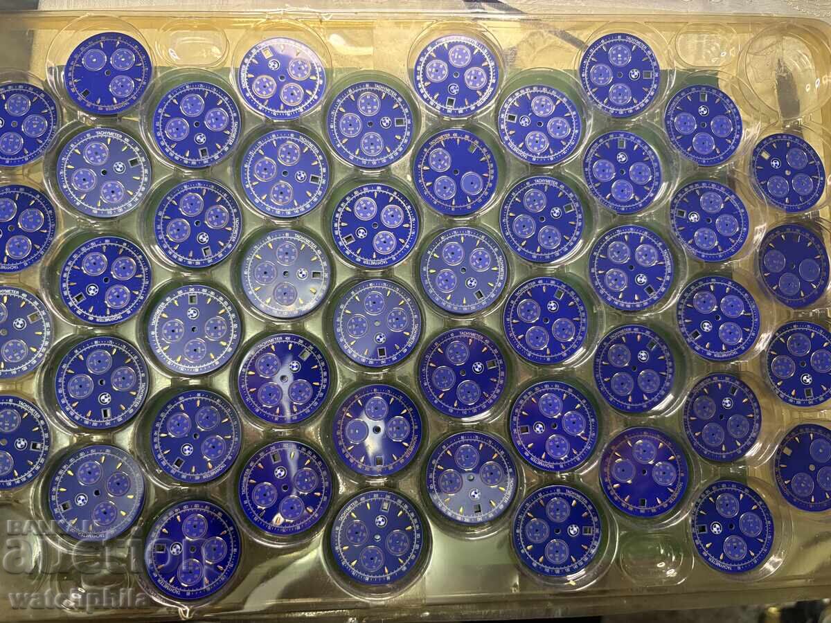 Καντράν χρονογράφου BMW για ανδρικά ρολόγια, καινούργια, 48 τεμ