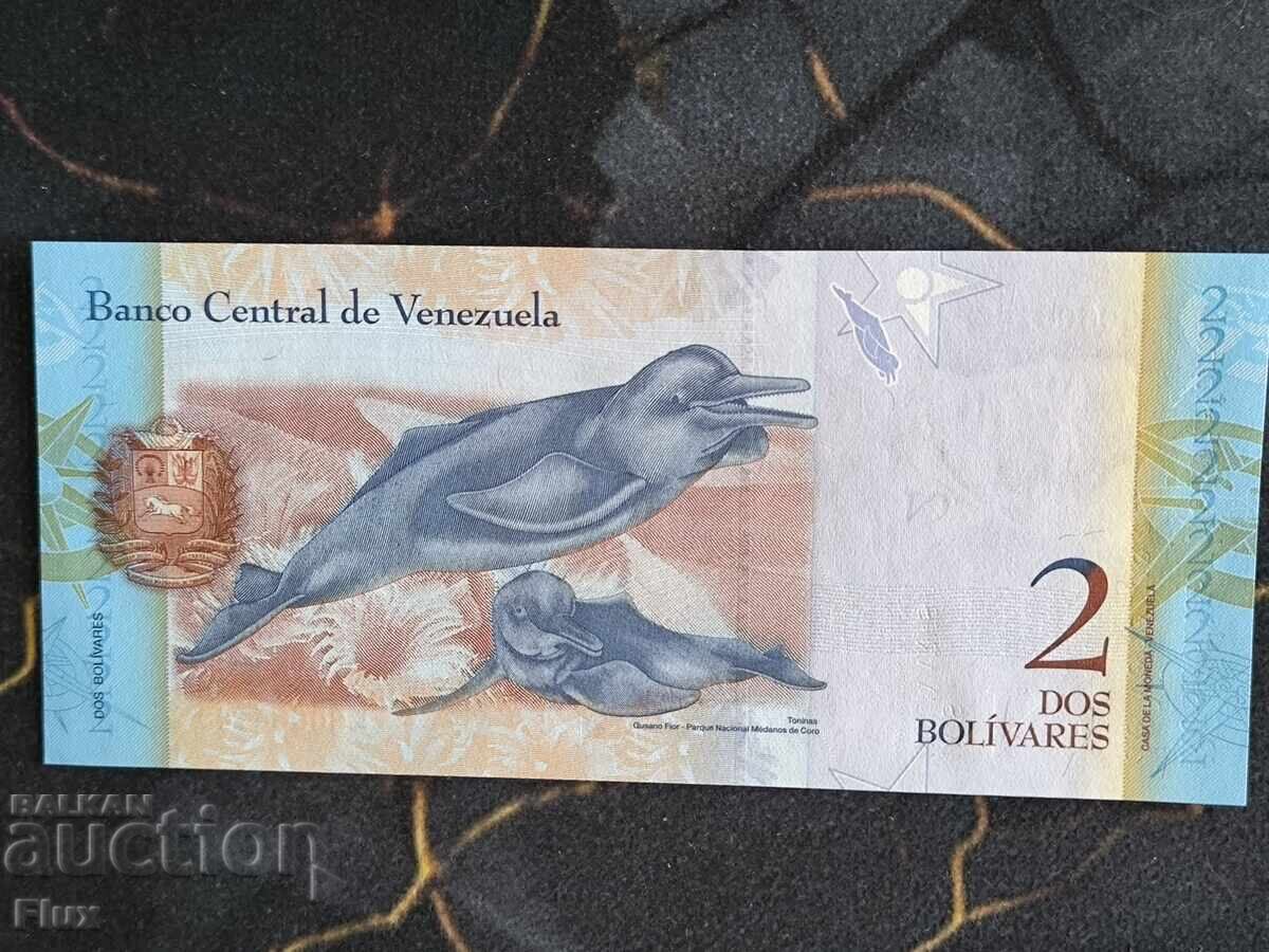 Bancnotă - Venezuela - 2 bolivari UNC | 2012 cu preț € 1.75 | 3.42 BGN Bancnotă - Venezuela - 2 bolivari UNC | 2012 cu preț € 1.75 | 3.42 BGN