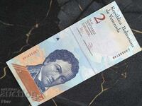 Τραπεζοgramma - Βενεζουέλα - 2 Μπολιβάρ UNC | 2012g