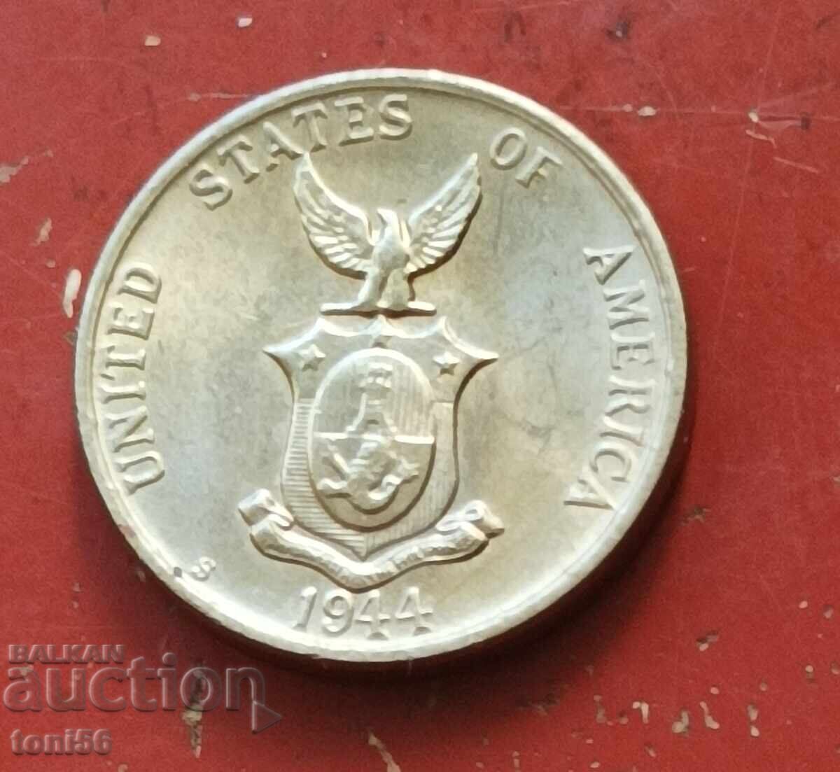 Филипини 5 цента 1944 UNC с цена € 10.00 | 19.56 лв.
