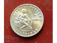 Филипини 5 цента 1944 UNC